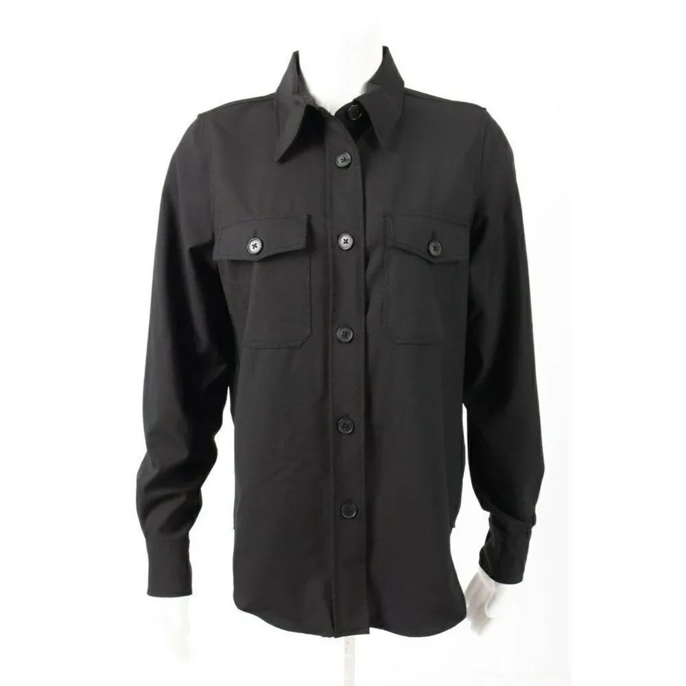 Zara Womens Blouse Collared Shirt Button Front S